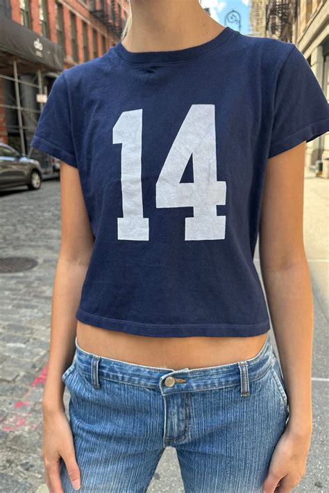 Chloe 14 Top Brandy Melville Tops Women Classic Navy.